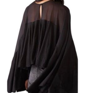 Free People Long Sleeve Bell Top Size Large